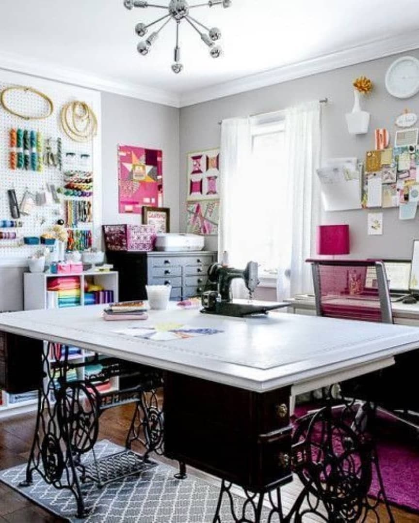 Sewing corner organization, example 7