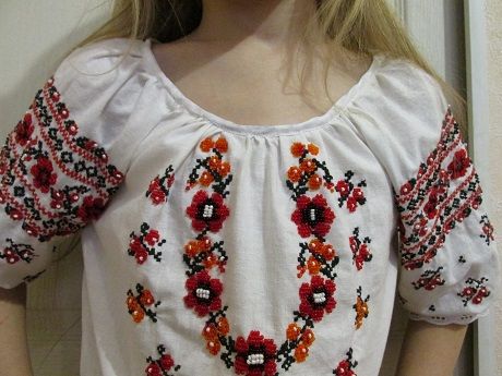 Beaded vyshyvanka