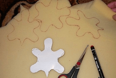 Paper turtle template for a magnet