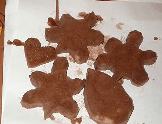 Several turtle blanks after cutting