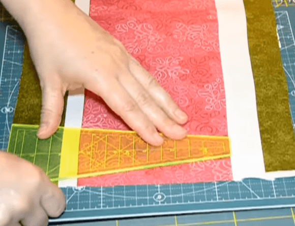 Cutting fabric for the hot pad