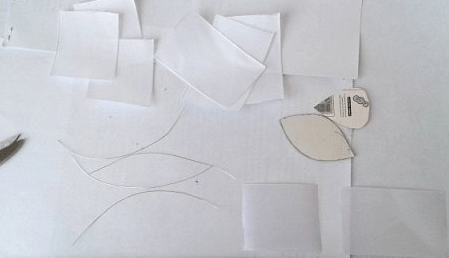 Paper butterfly wing templates