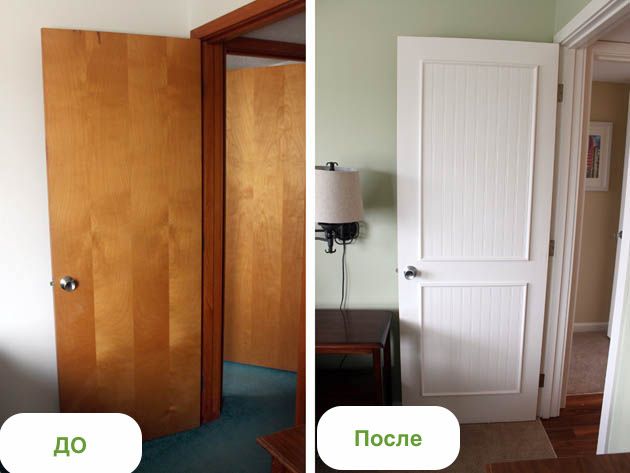 Worn door surface