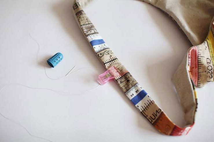 Finished long shoulder-bag handle