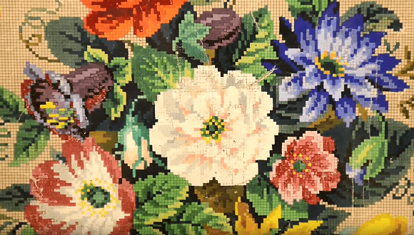 Antique cross-stitch pattern