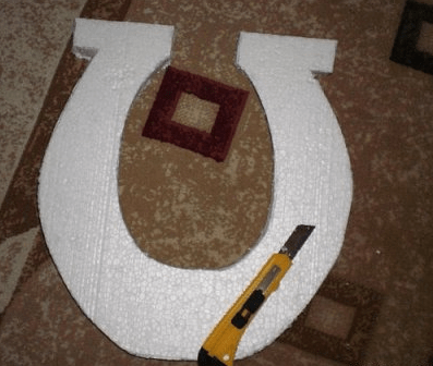 Decorative horseshoe for the home, step 3