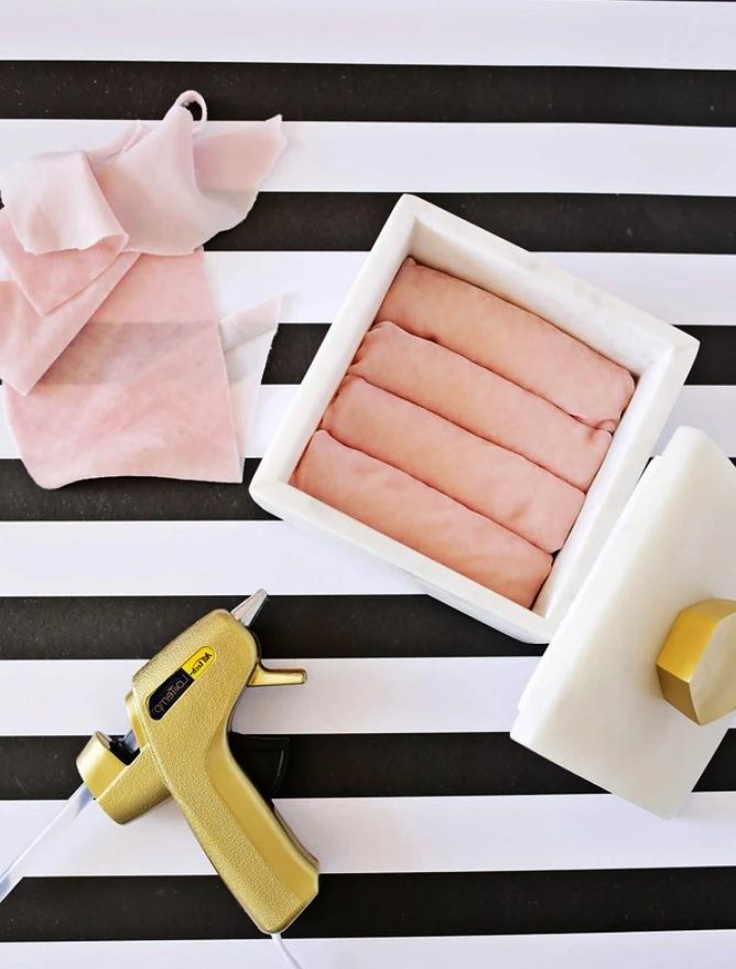 Sewing a soft jewelry organizer, step 8