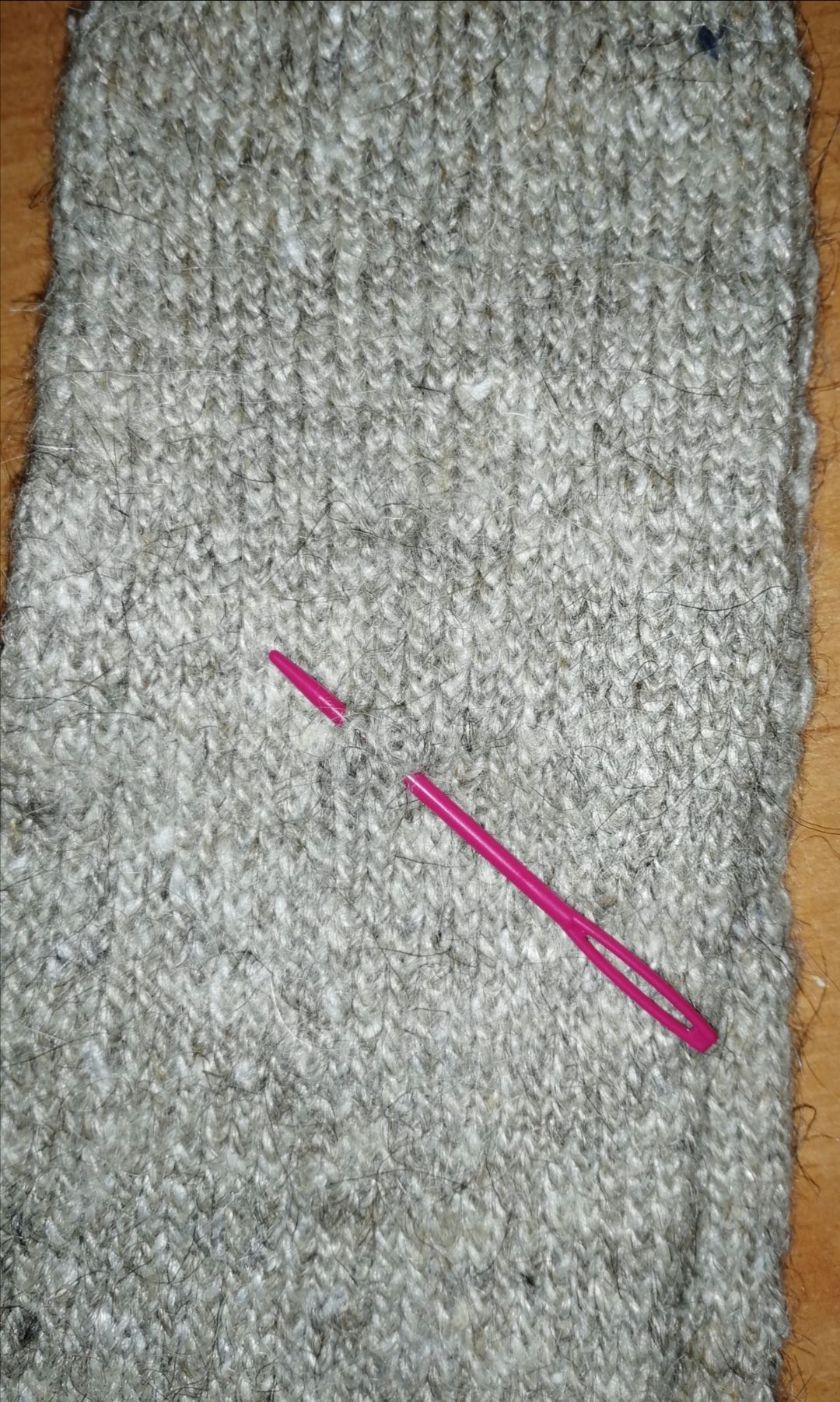 Mittens on a surface