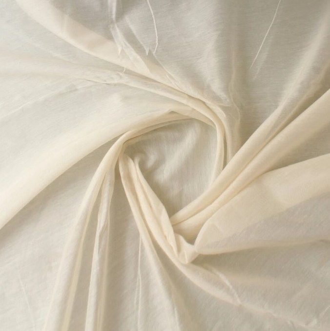 Light smooth batiste fabric shown close up