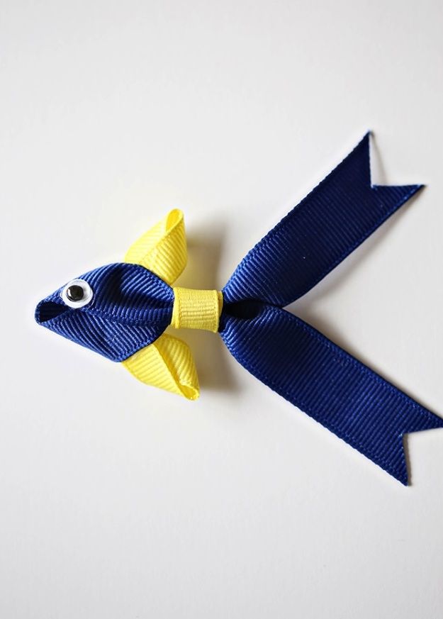 Dressy decorative-ribbon bow, step 13