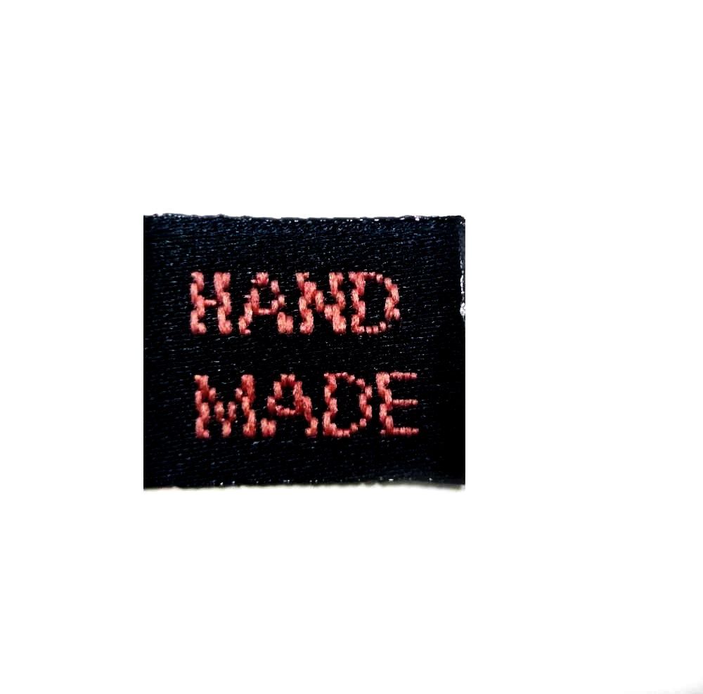 Detailed view of embroidered tag