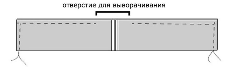 Снуд-трансформер из мягкой фланели