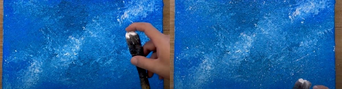Как нарисовать картину веревками и банковской карточкой