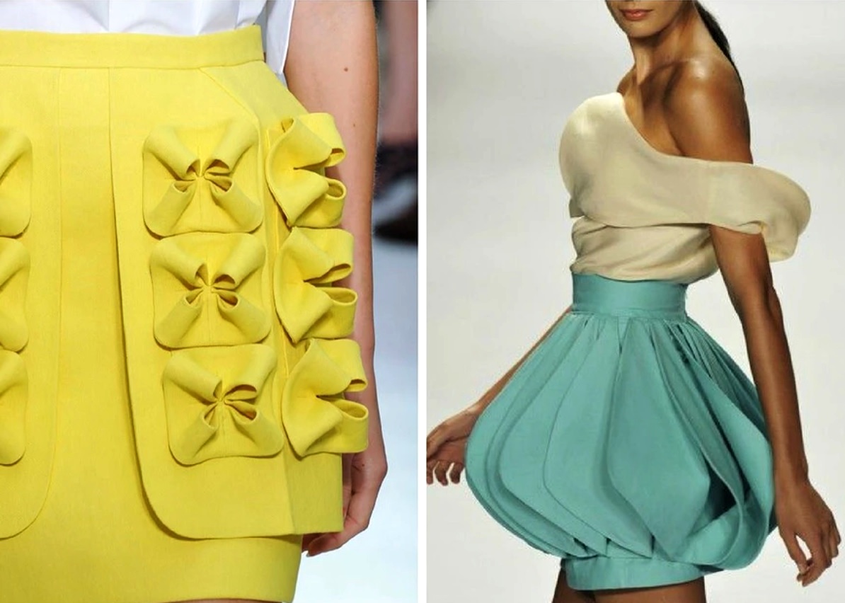 3D fabric effect