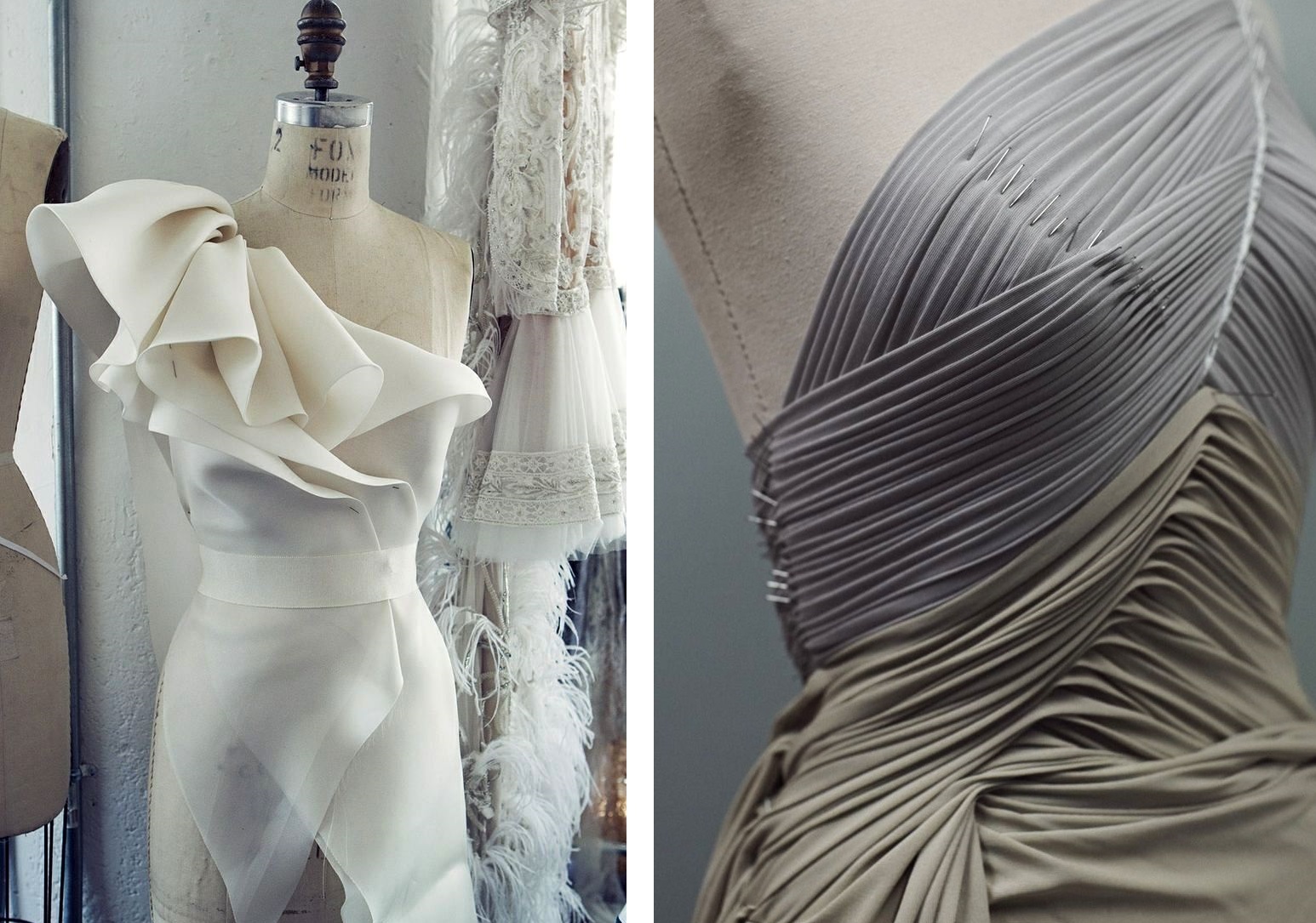 Architectural fabric draping