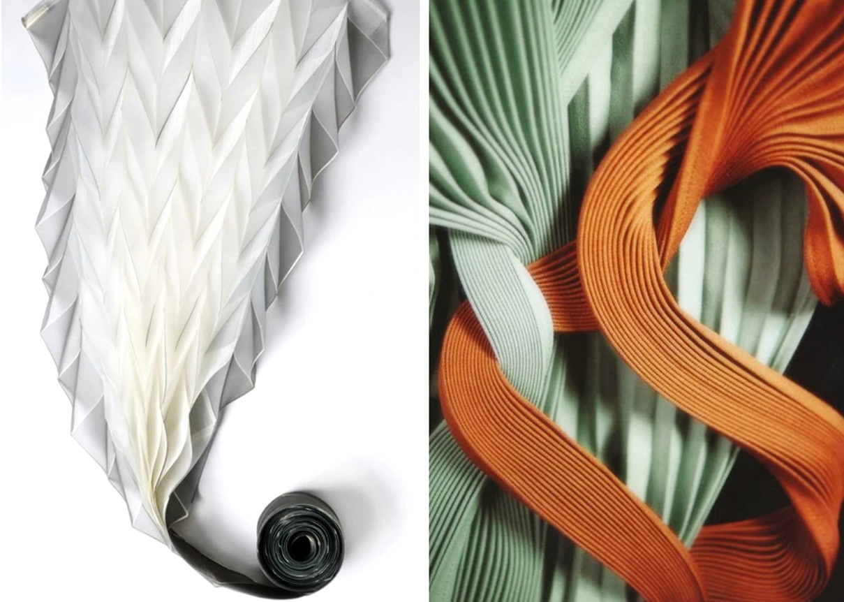 Complex pleat design