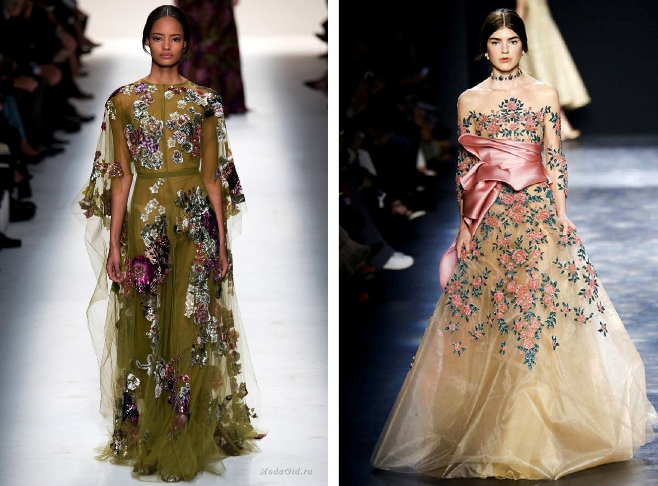Appliqué and embroidery details