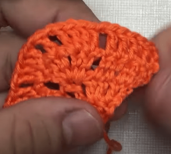 Pattern repeat when crocheting the bookmark