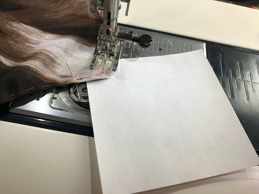 How to topstitch a corner perfectly — step 4