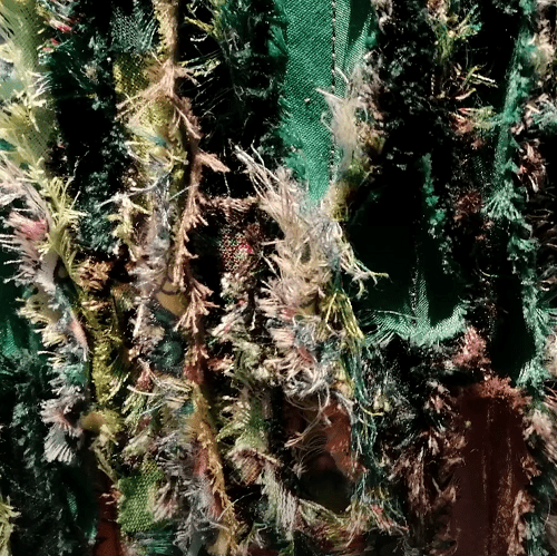 Finished eco-fur fabric