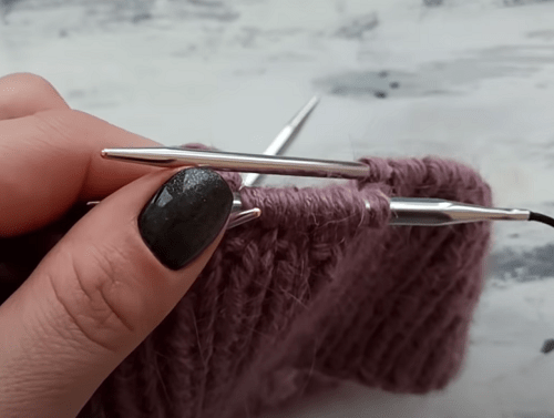 Switching from ribbing to stockinette stitch while knitting a hat in the round