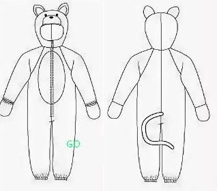 Как сшить карнавальный костюм тигренка