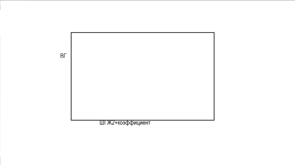 Rectangular bra-cup base labeled with bust height and breast width 2 plus the coefficient