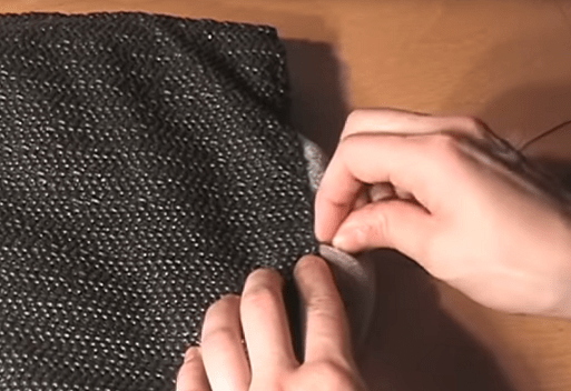 Attaching the base to the soft pebble rug