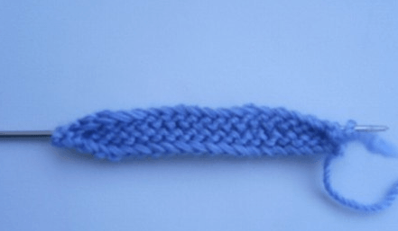 Continuing circular knitting on two needles