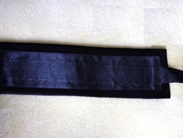 Sewing a dress belt, step 8