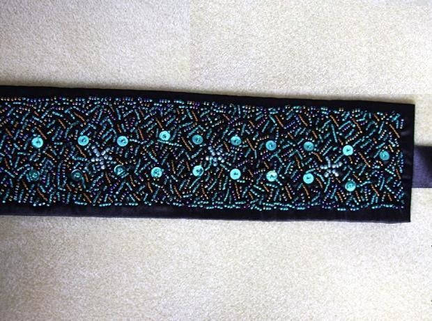 Sewing a dress belt, step 9