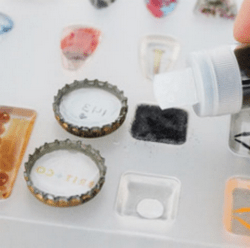 Filling small jewelry mold cavities