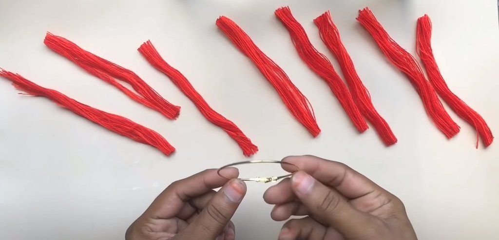 Переделка круглых сережек