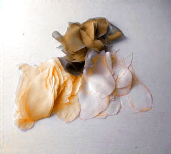 Yarn and fibers for decorating a crazy wool scarf