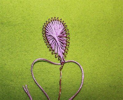 Finished ganutell petal