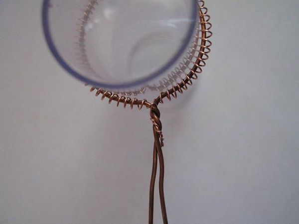 Wire blank for a ganutell poppy petal